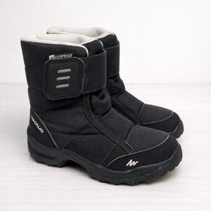 Quechua Decathlon Boots SH100 X-Warm Junior Black Size US 7.5C Winter Unisex